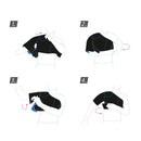 Actimove Shoulder Support Extra Pocket for Optional Hot/Cold Pack, Black