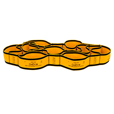 CanDo Multi-Grip Exerciser Plus, 6 Foot Exerciser, 9 Loops